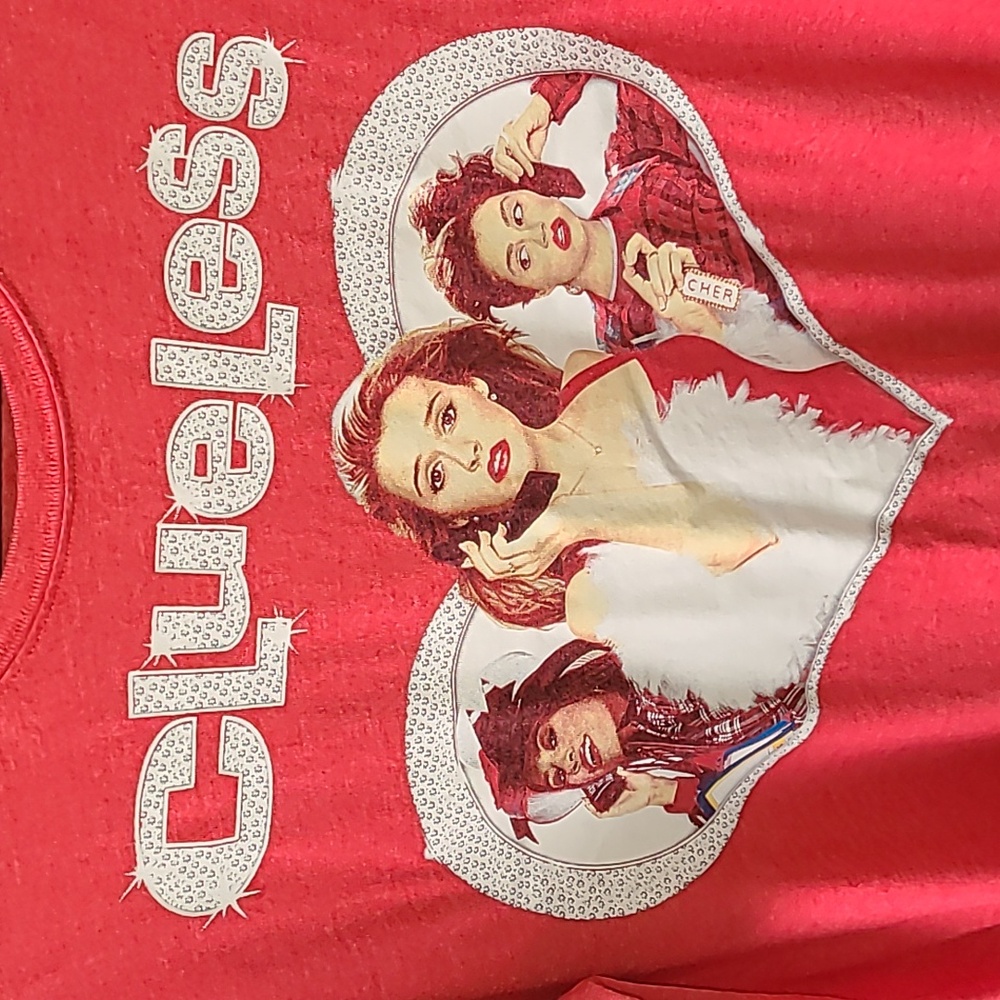 Clueless Night Shirt size Medium Womens Heart‎ vtg